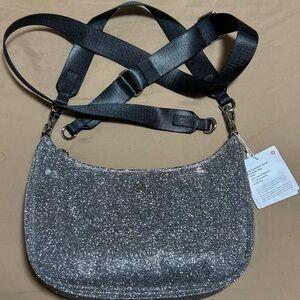 Lululemon City Essentials Shoulder Bag 3L Grey Glitter